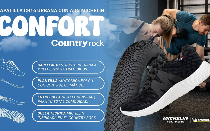 CR16 CONFORT: Ligereza y versatilidad con tecnología Michelin.