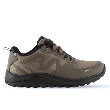 Zapatilla Hiking Senderismo Hombre Taupe Rojo Michelin Dr28