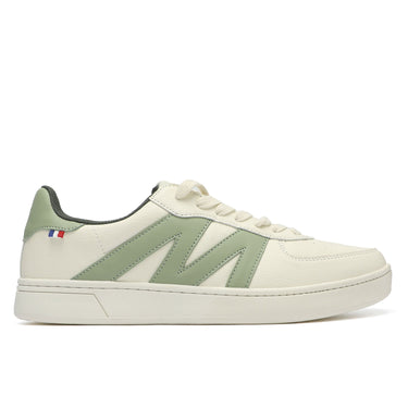 Zapatilla Casual Urbana Hombre Blanco Olivo Michelin Ps20