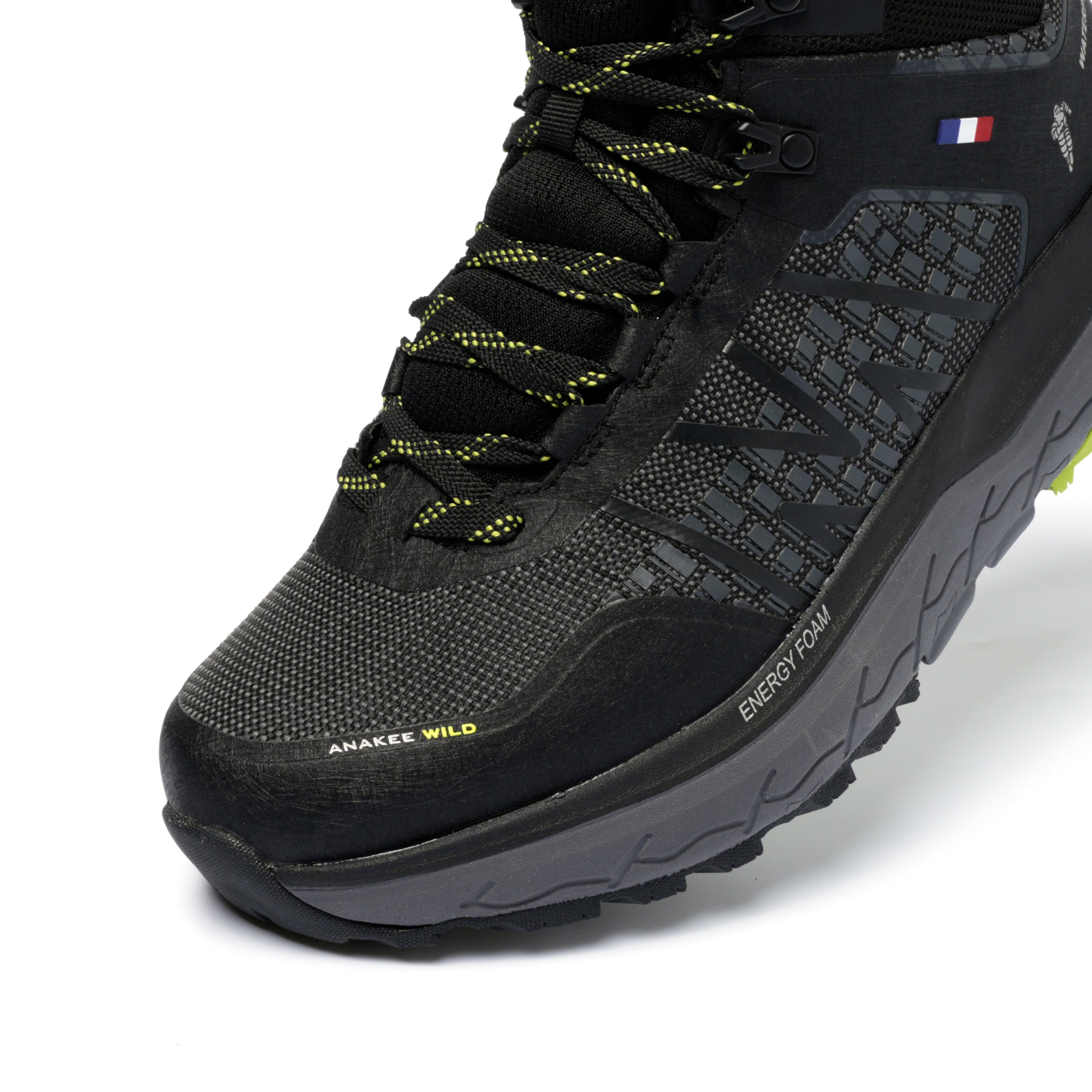 BOTIN OUTDOOR WATERPROOF HOMBRE NEGRO VERDE MICHELIN FOOTWEAR AW03