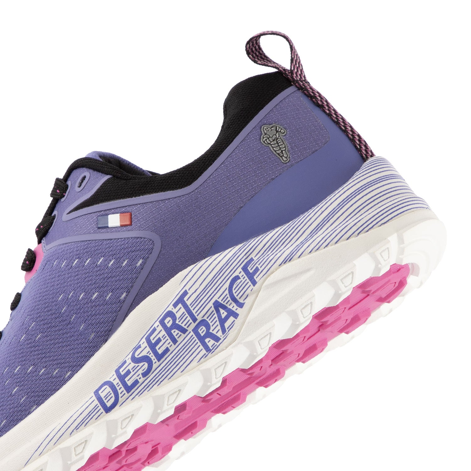 WOMEN'S TRAIL RUNNING SHOE BLUE FUCHSIA MICHELIN FOOTWEAR DR27