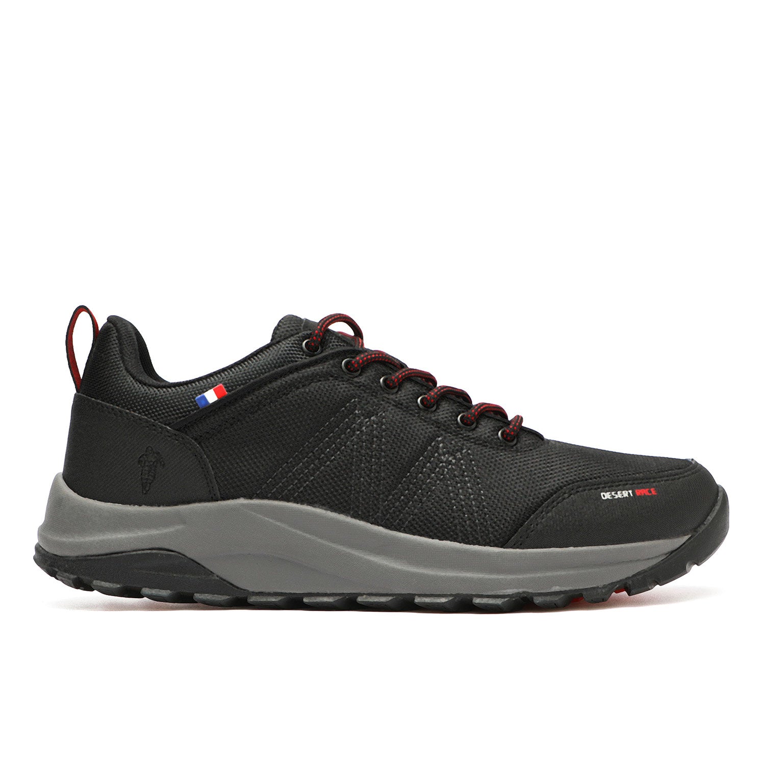 ZAPATILLA TRAIL RUNNING NEGRO ROJO DR36