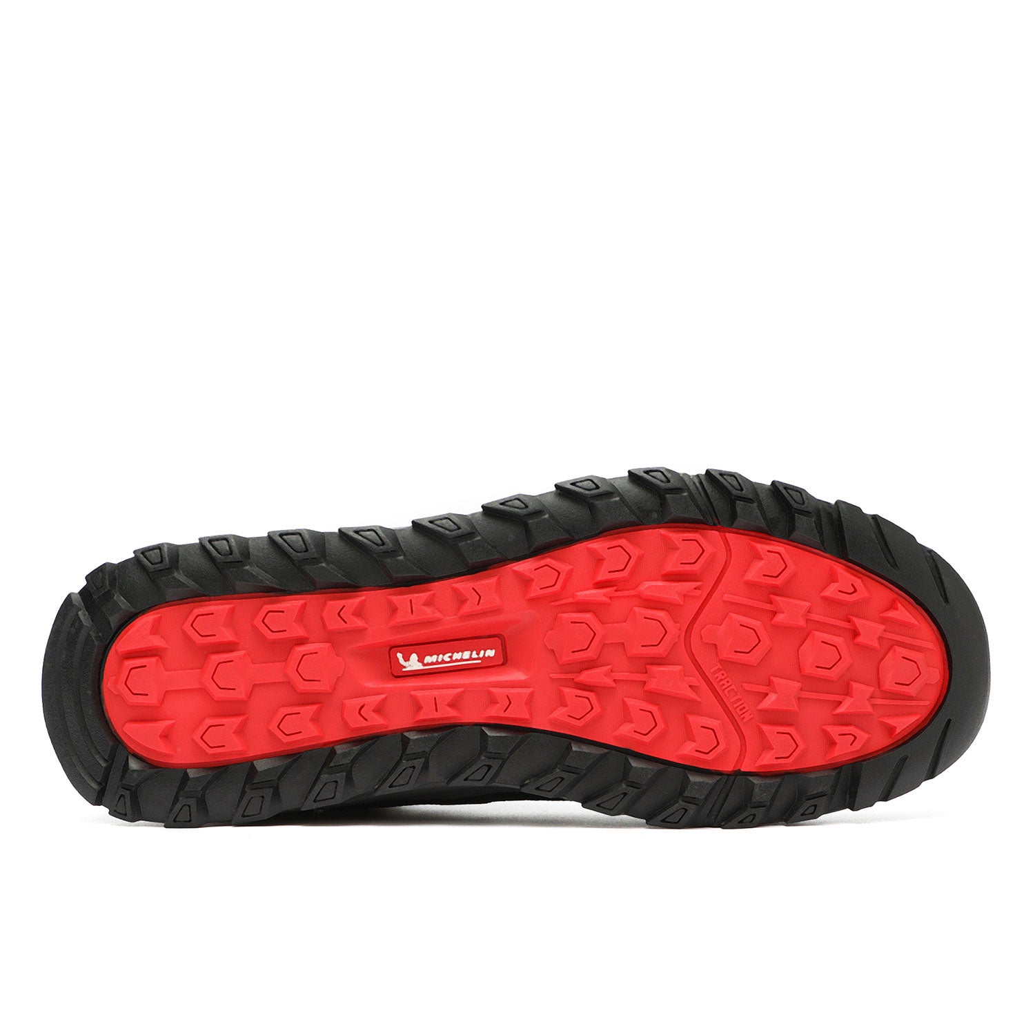 ZAPATILLA TRAIL RUNNING NEGRO ROJO DR36