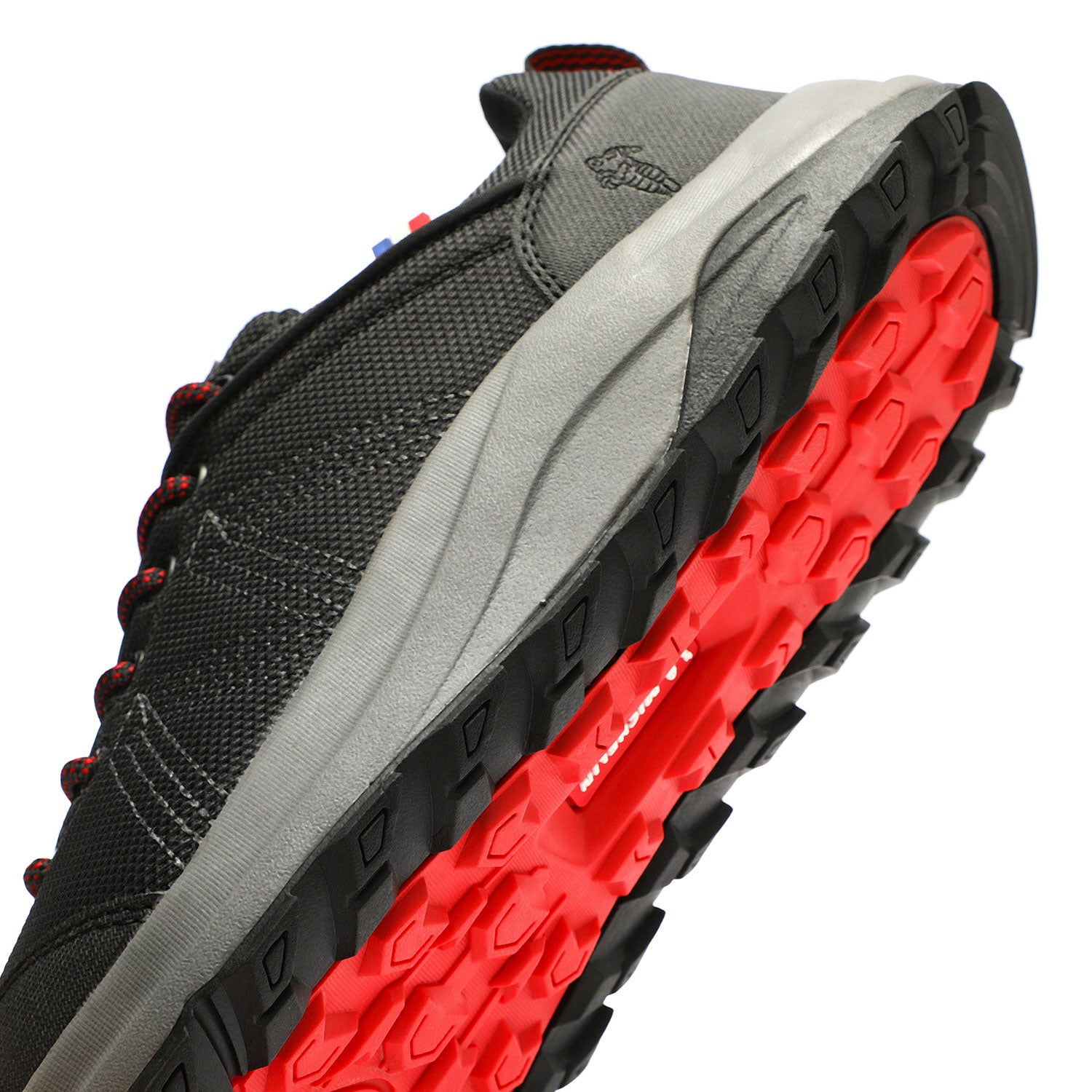 ZAPATILLA TRAIL RUNNING NEGRO ROJO DR36