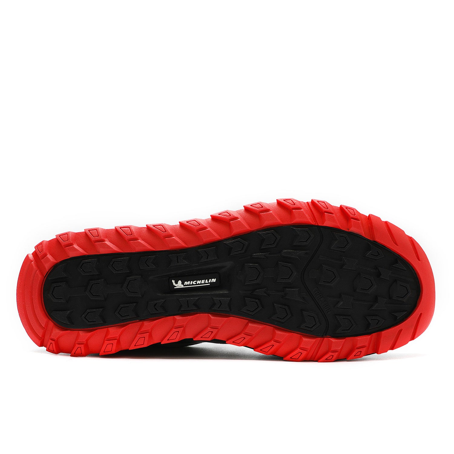 ZAPATILLA TRAIL RUNNING NEGRO ROJO DR40