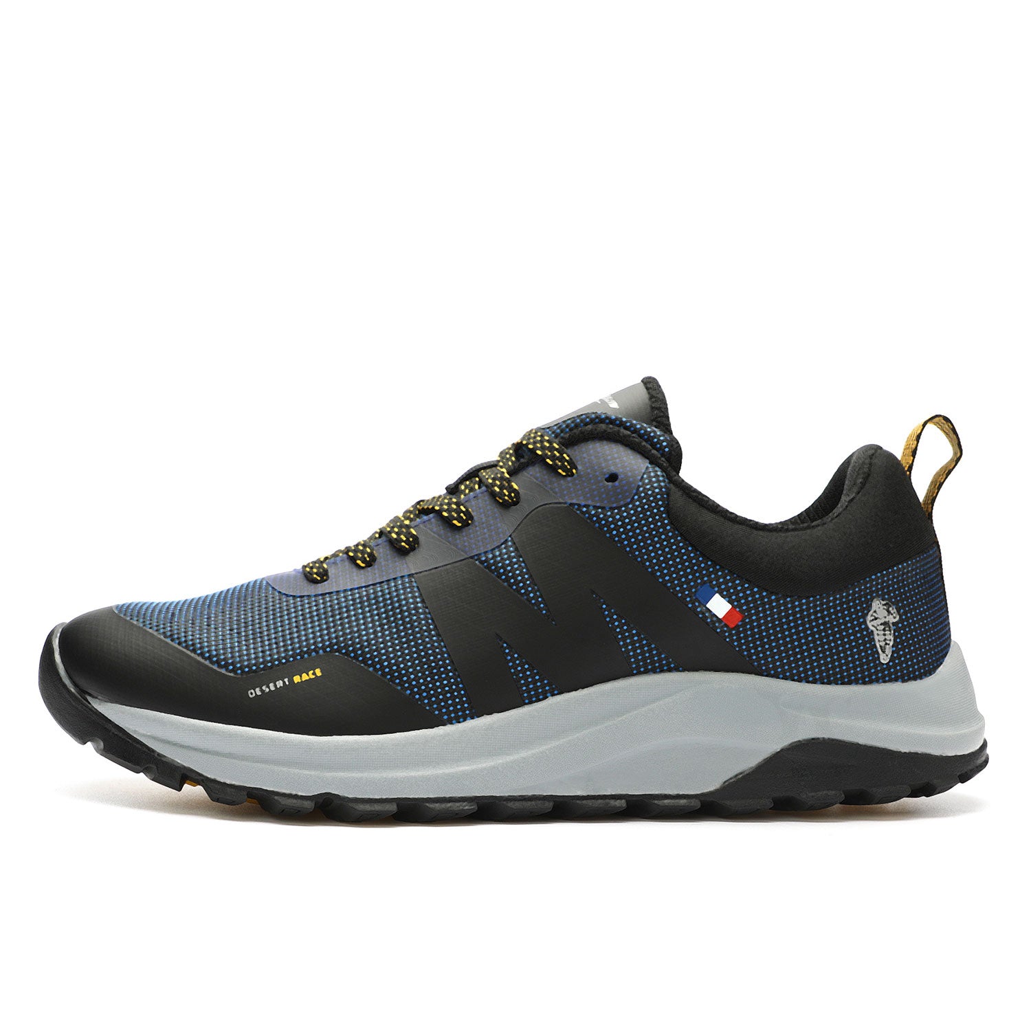 ZAPATILLA TRAIL RUNNING AZUL NEGRO DR40