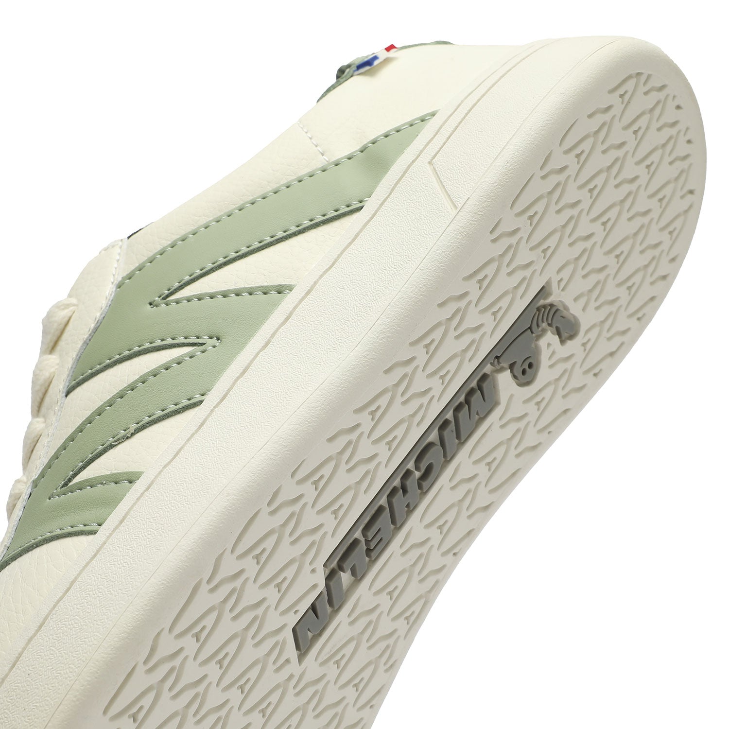 ZAPATILLA URBANA STREET HOMBRE BLANCO VERDE OLIVO MICHELIN FOOTWEAR PS20