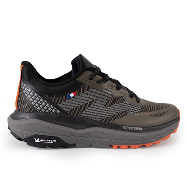 Zapatilla Deportiva Trail Hombre Khaki Negro Michelin Aw05