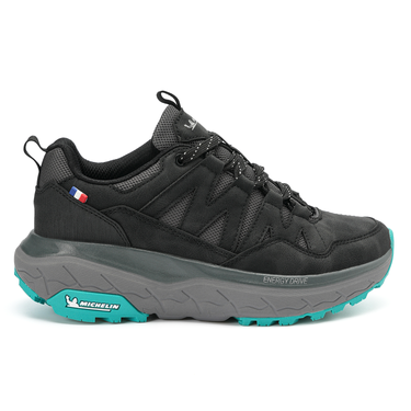 Zapatilla Deportiva Trail Mujer Negro Turquesa Michelin Aw10