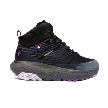 Botín Zapatilla Impermeable Negro Morado Mujer Michelin Aw04