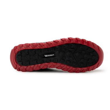 Zapatilla Trail Running Hombre Michelin Negro Rojo DR36