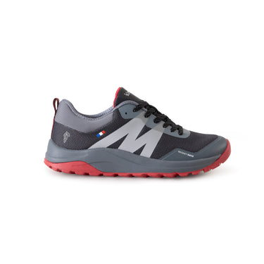 Zapatilla Outdoor Gris Carbon Rojo DR40